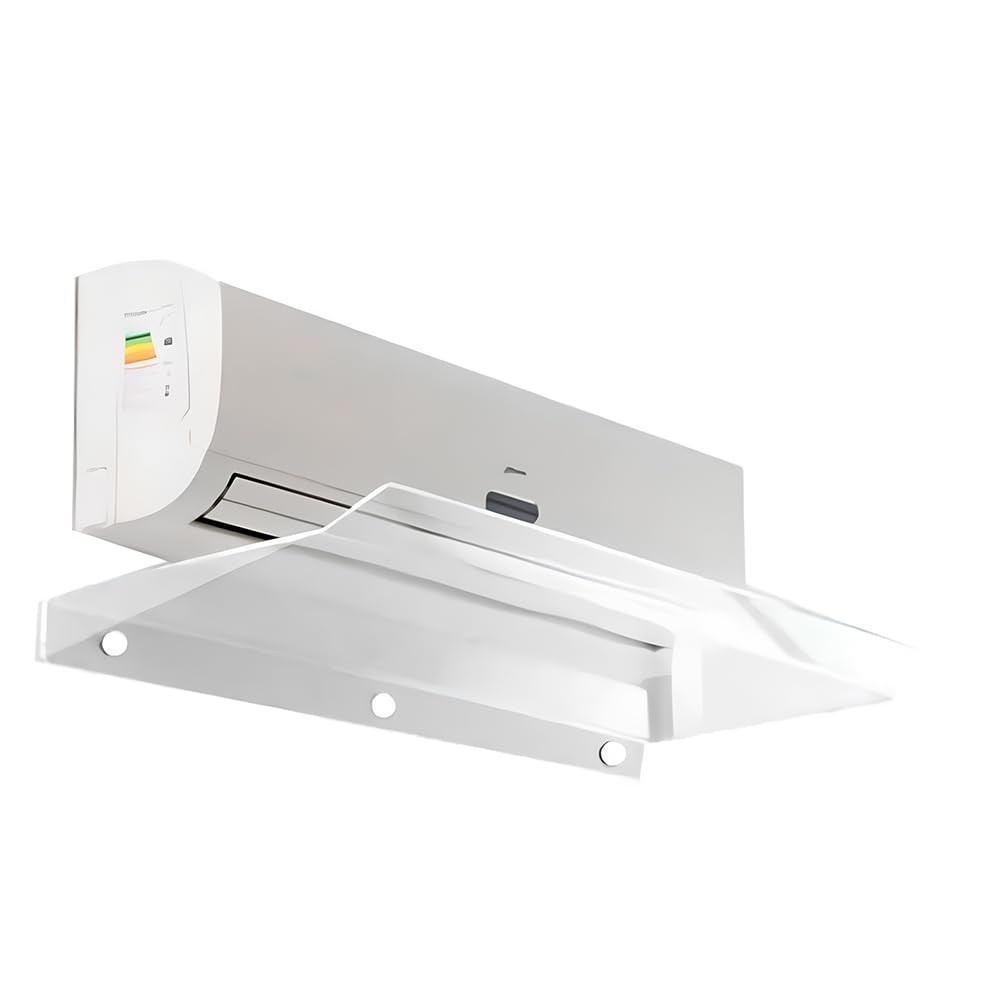 Defletor de Ar Condicionado em Acrílico 30.000 BTUs com Porta Controle - Alta Qualidade e Design Moderno
