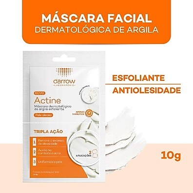 Actine Argila: Máscara Facial para Pele Oleosa
