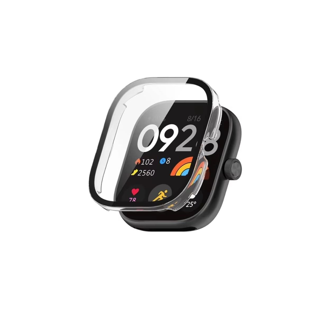 Capa Bumper Transparente para Redmi Watch 5 Active: Proteção Elegante e Completa