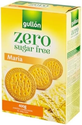 Gullón Biscoito Maria Zero Açúcar Caixa 400G