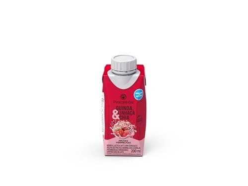 Bebida com Cereais Piracanjuba Sabor Frutas Vermelhas Zero Açúcar 200 Ml