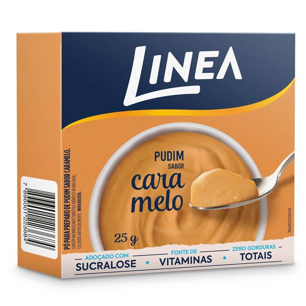 Kit 8 Pudins Linea – Sabores Deliciosos Sem Açúcar