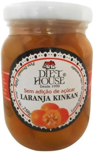 Compota de Laranja Kinkan Sem Açucar Diet House 250g
