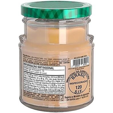 Cocada Ao Leite Vitao Zero Açúcar 200g - Delícia Fit!