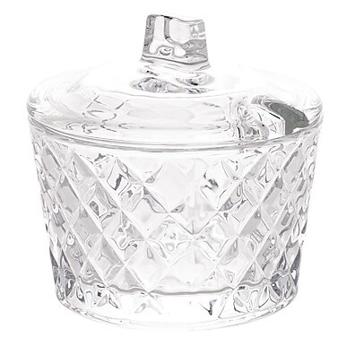Açucareiro Lyor Diamante de Cristal 10cm – Elegância na Mesa