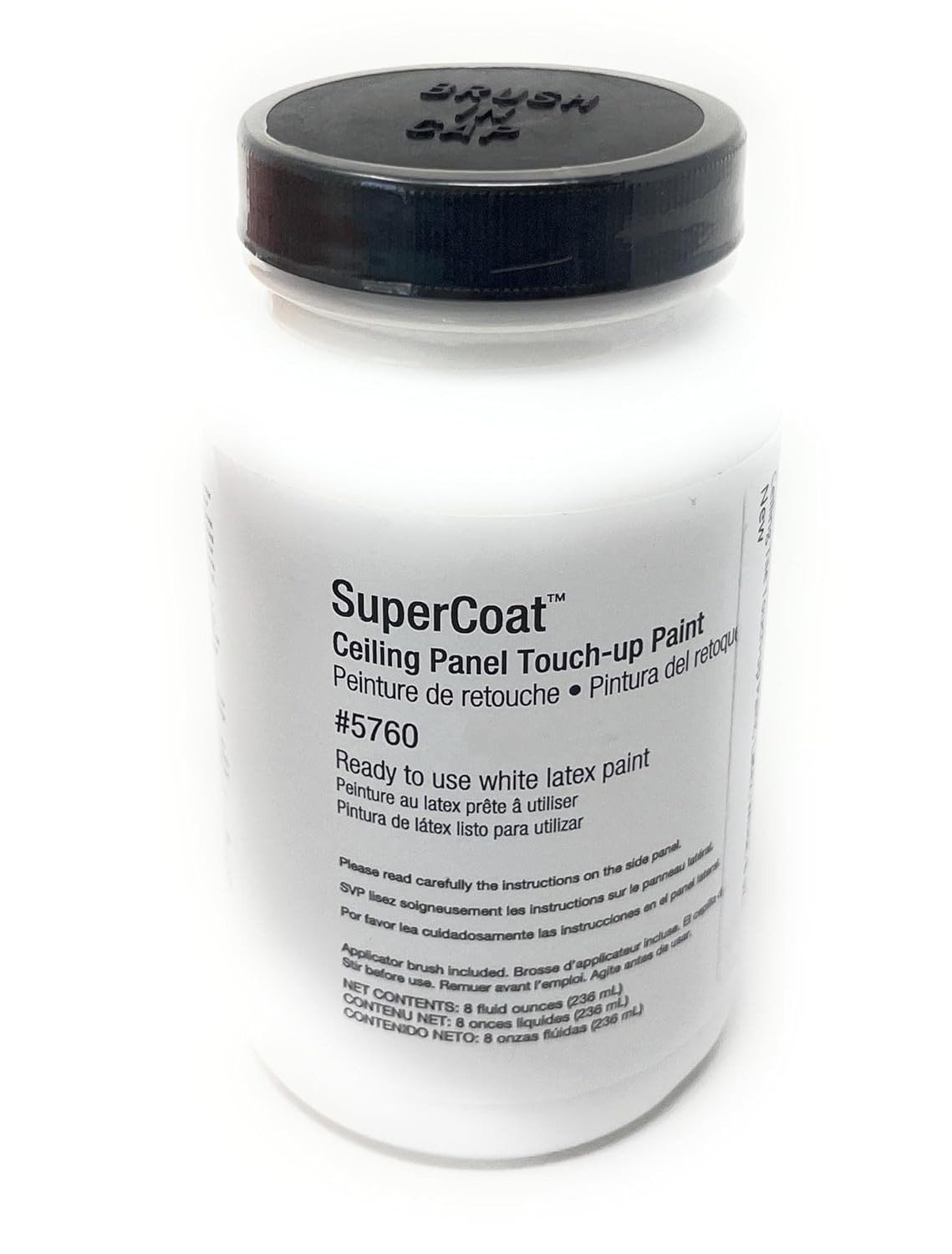 Tinta de Retoque para Painéis Acústicos Armstrong Supercoat 5760 - Branco Látex 227g