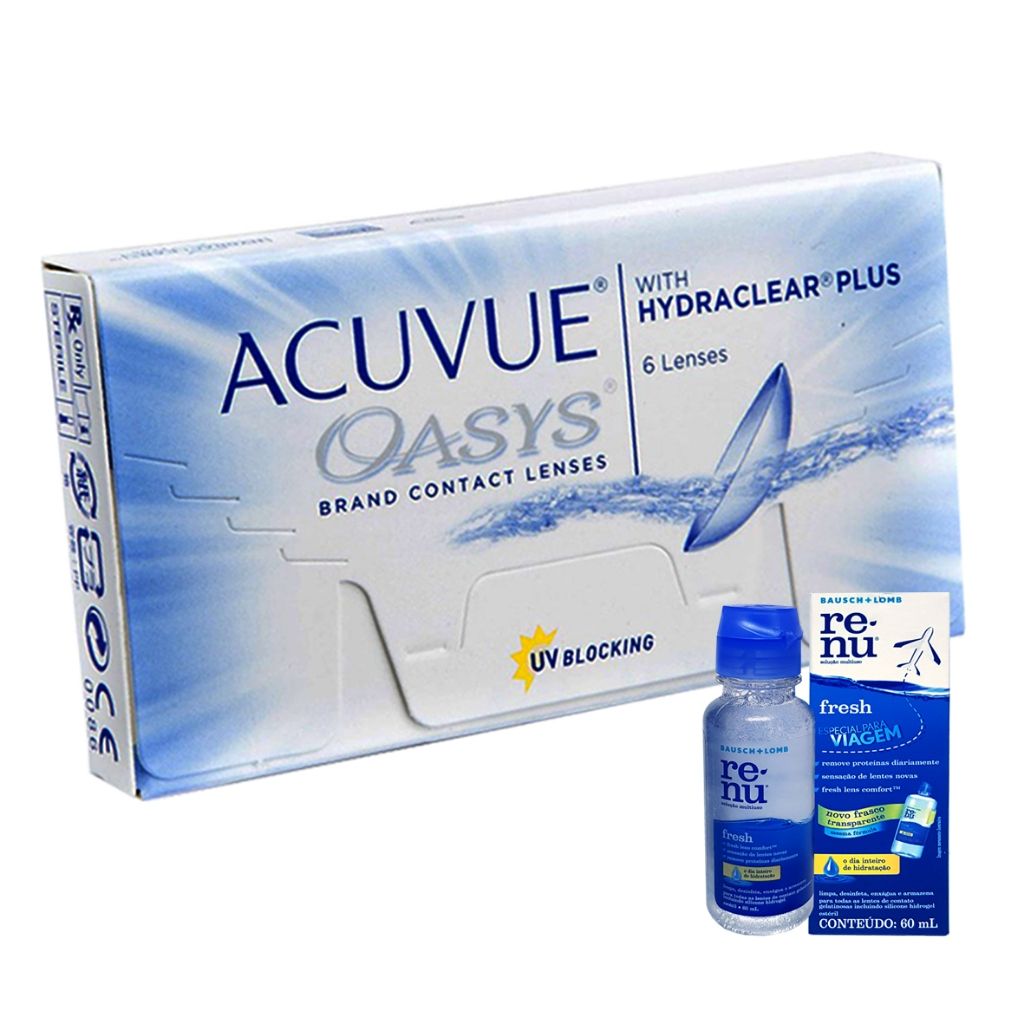 Acuvue Oasys + Renu 60ml: Conforto e Saúde Ocular
