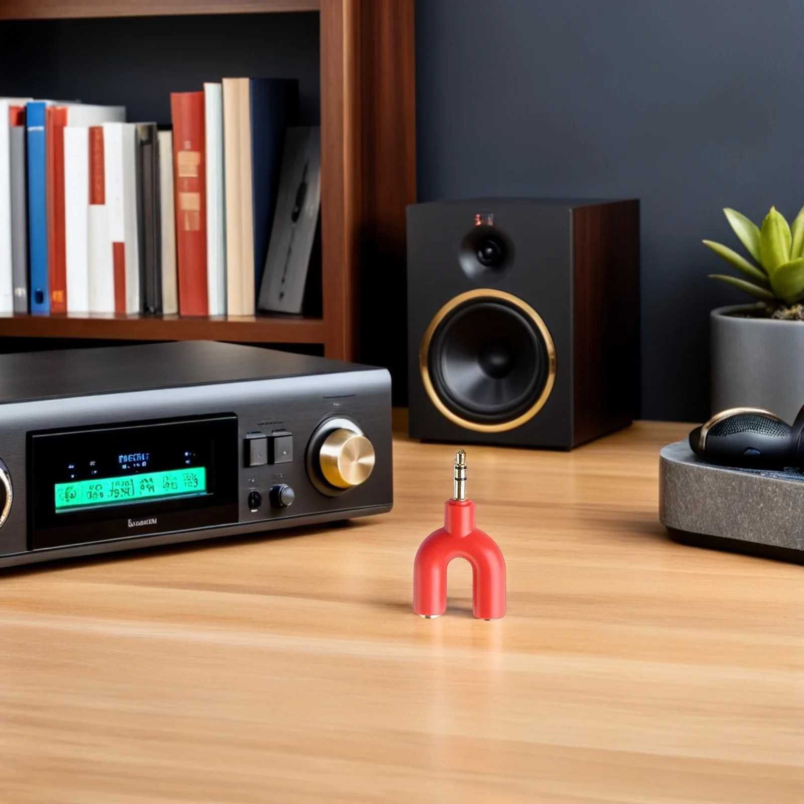 Adaptador de Áudio Duplo: Compartilhe Sua Música!