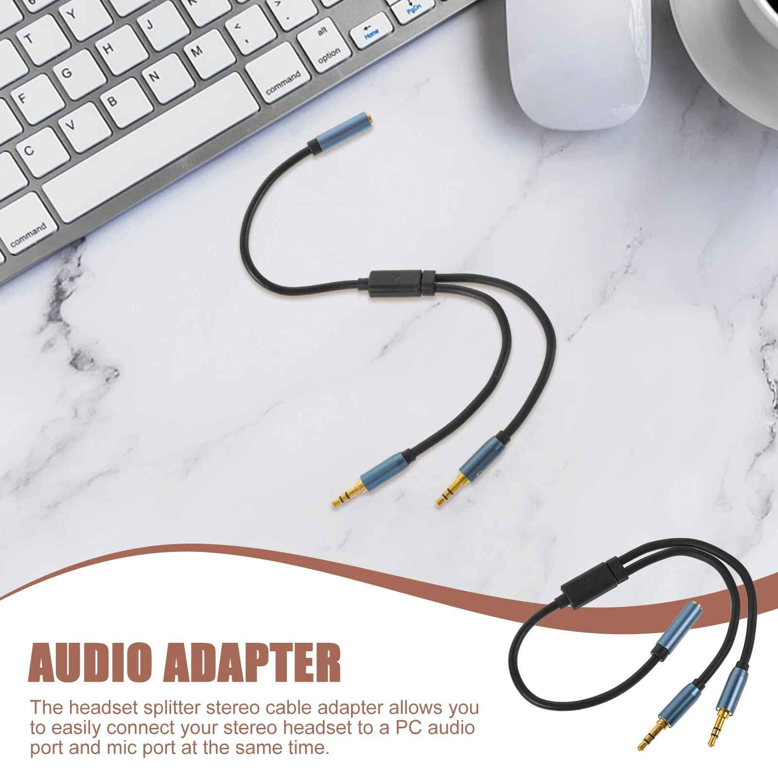 Adaptador Divisor de Fone: Áudio Impecável!