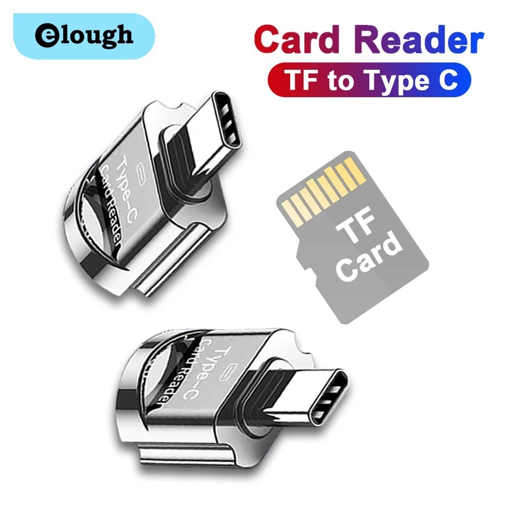 Adaptador Elough: Leitor de Cartão Micro SD para USB-C