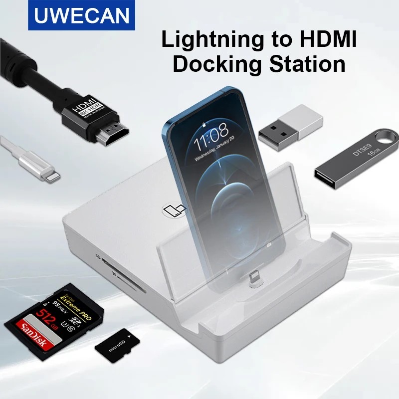 Adaptador Lightning: Conecte Tudo ao Seu iPhone!