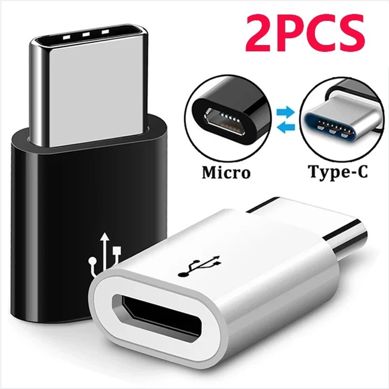 Adaptador Micro USB para Type-C: 2 Unidades