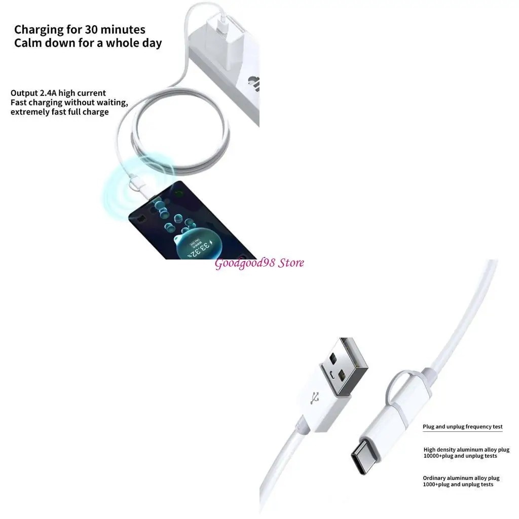 Adaptador OTG 2 em 1: Conecte Tudo no Seu Celular!