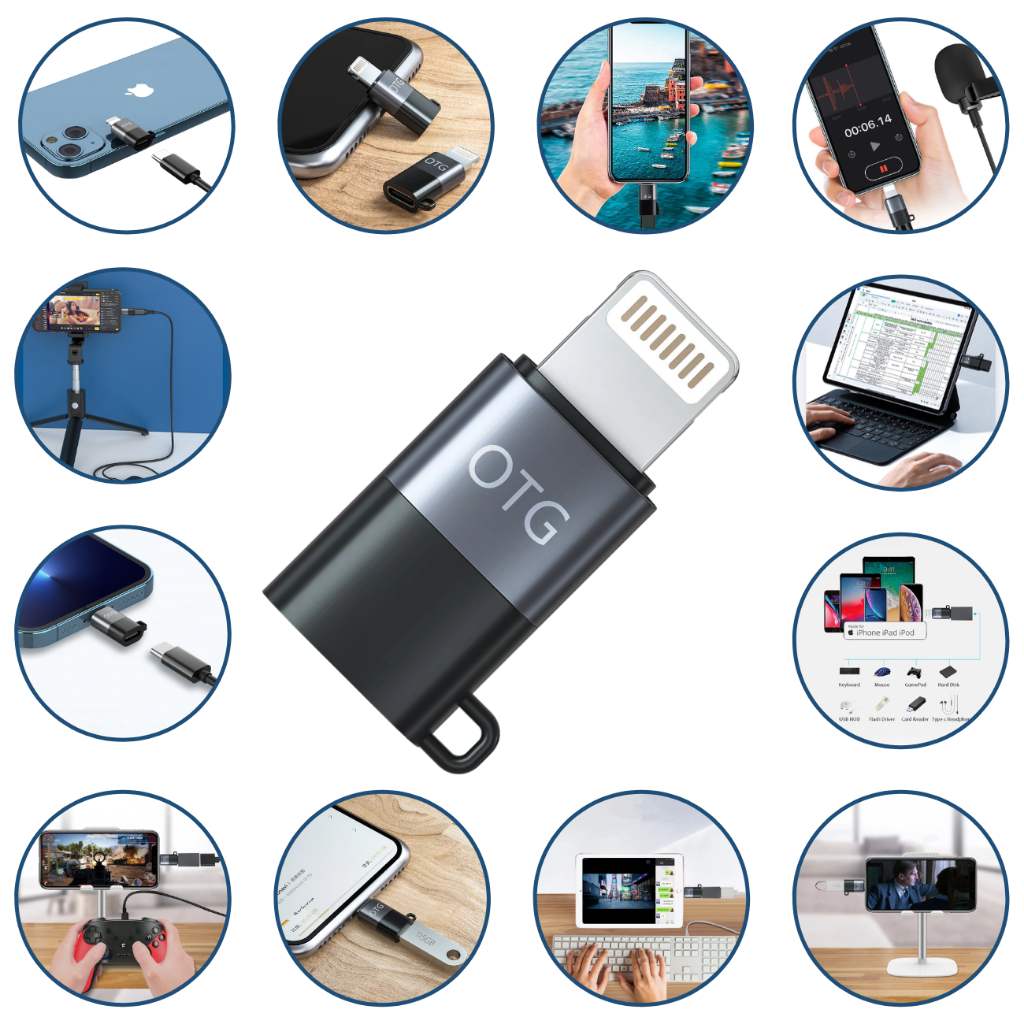 Adaptador OTG USB-C para iPhone e iPad: Conecte Tudo com Velocidade!