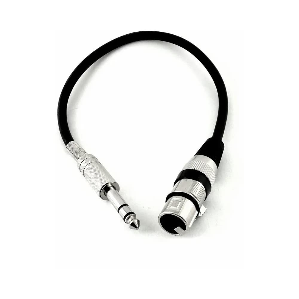 Adaptador XLR Fêmea para P10 Stereo: Conexão Balanceada de Alta Qualidade