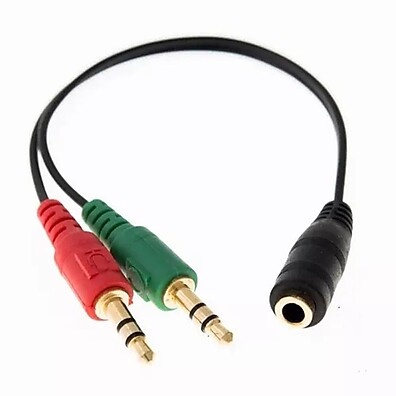 Adaptador P3/P2 Chipsce: Som e Microfone!