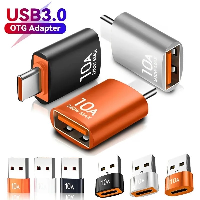 Adaptador USB 3.0 para Type-C: Transferência Rápida!