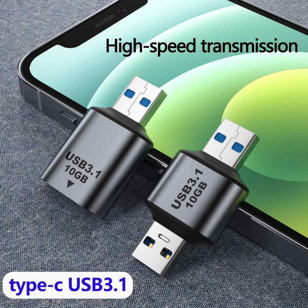 Adaptador USB-C 10Gbps: Carregue e Transfira Dados Rápido!