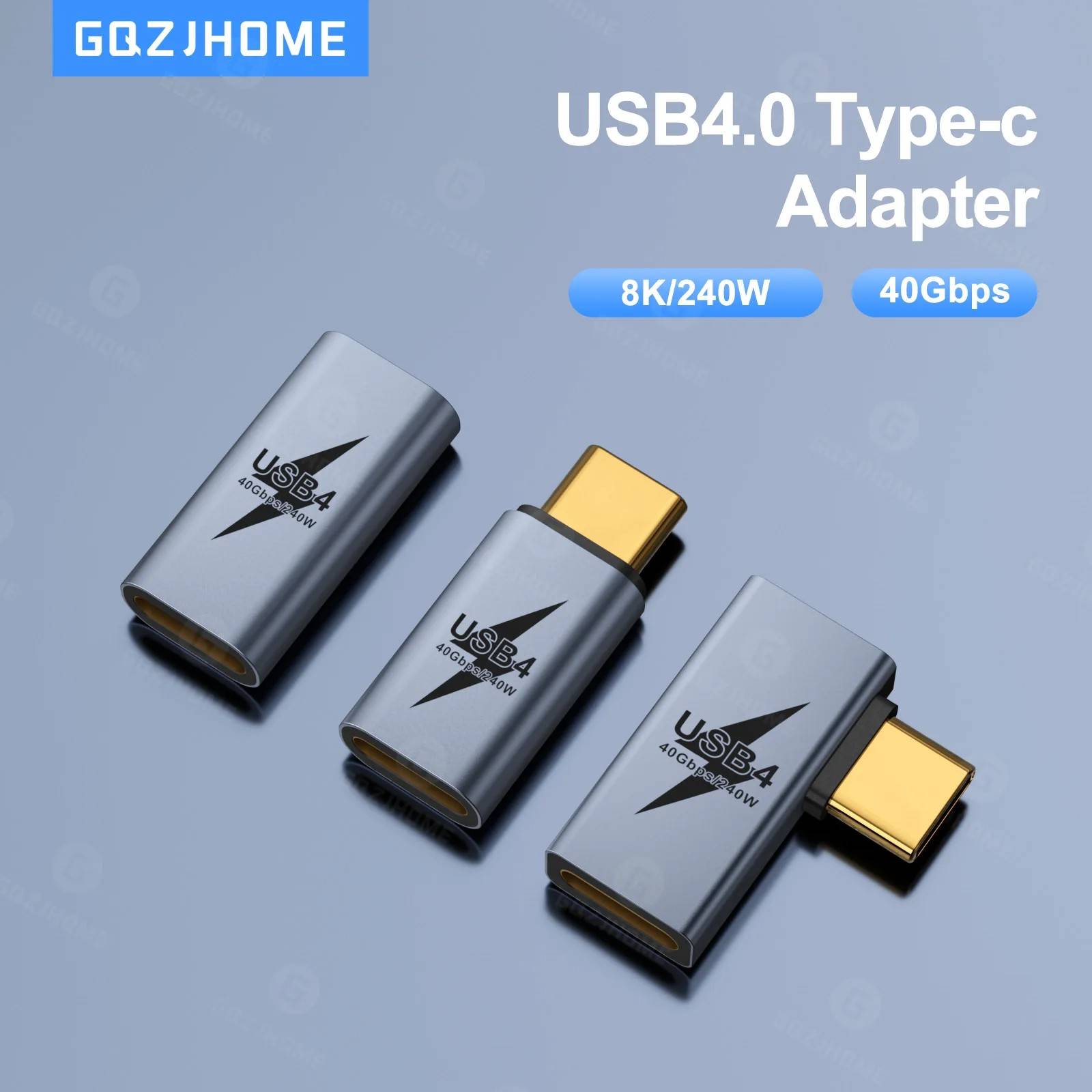 Adaptador USB-C 240W: 8K, 40Gbps e 90°