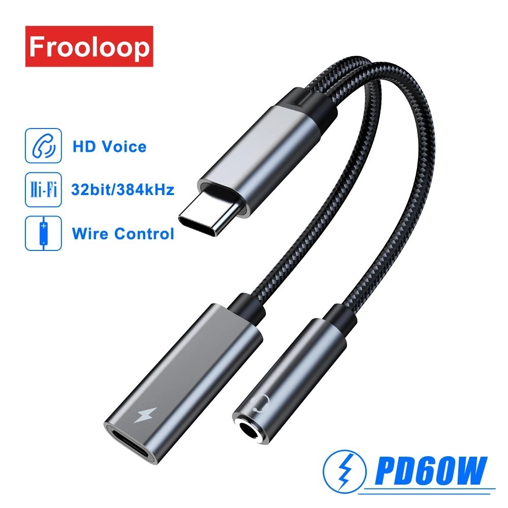 Adaptador USB-C 3.5mm: Som HiFi + Carga Rápida