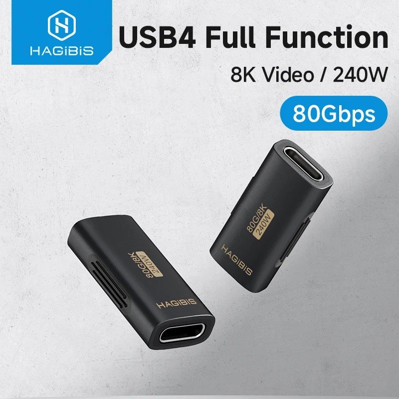 Adaptador USB-C 80Gbps: Potência e Velocidade!