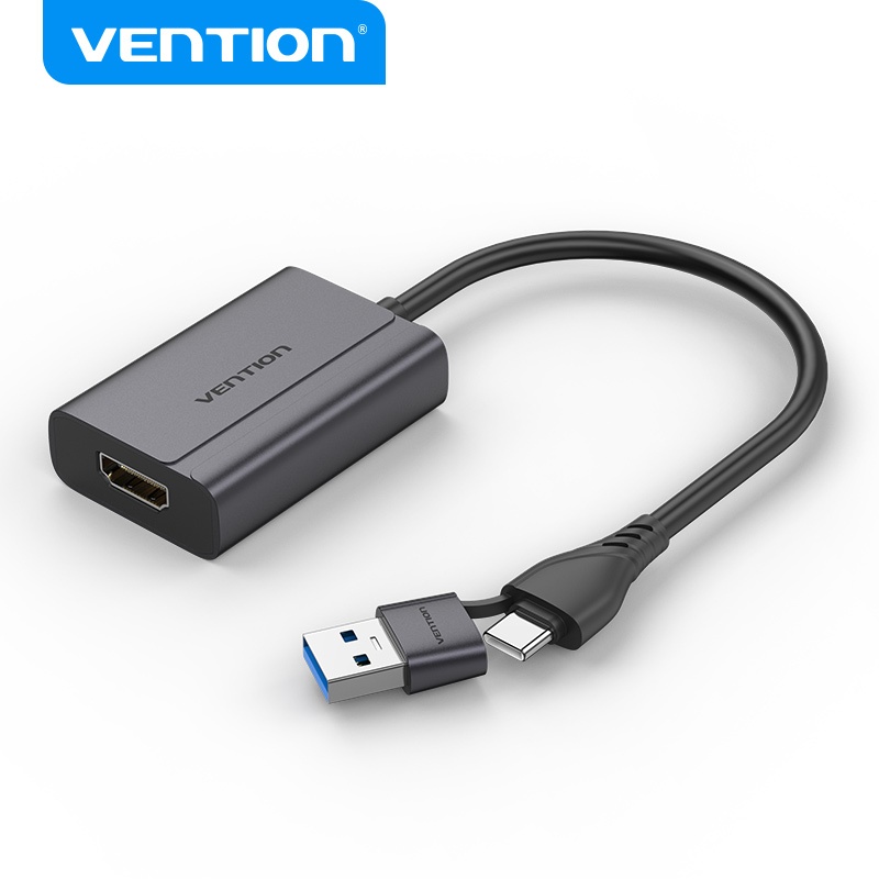 Adaptador USB-C HDMI VENTION: Imagem 1080P Perfeita