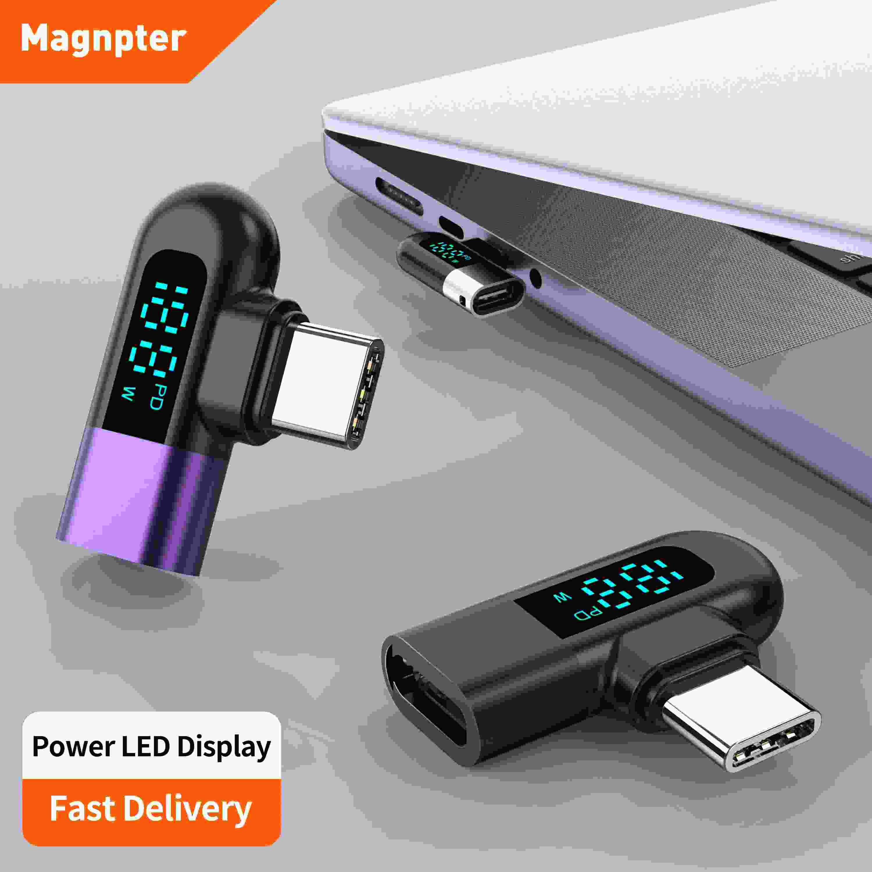 Adaptador USB-C OTG 120W: Carregue e Transfira Dados!