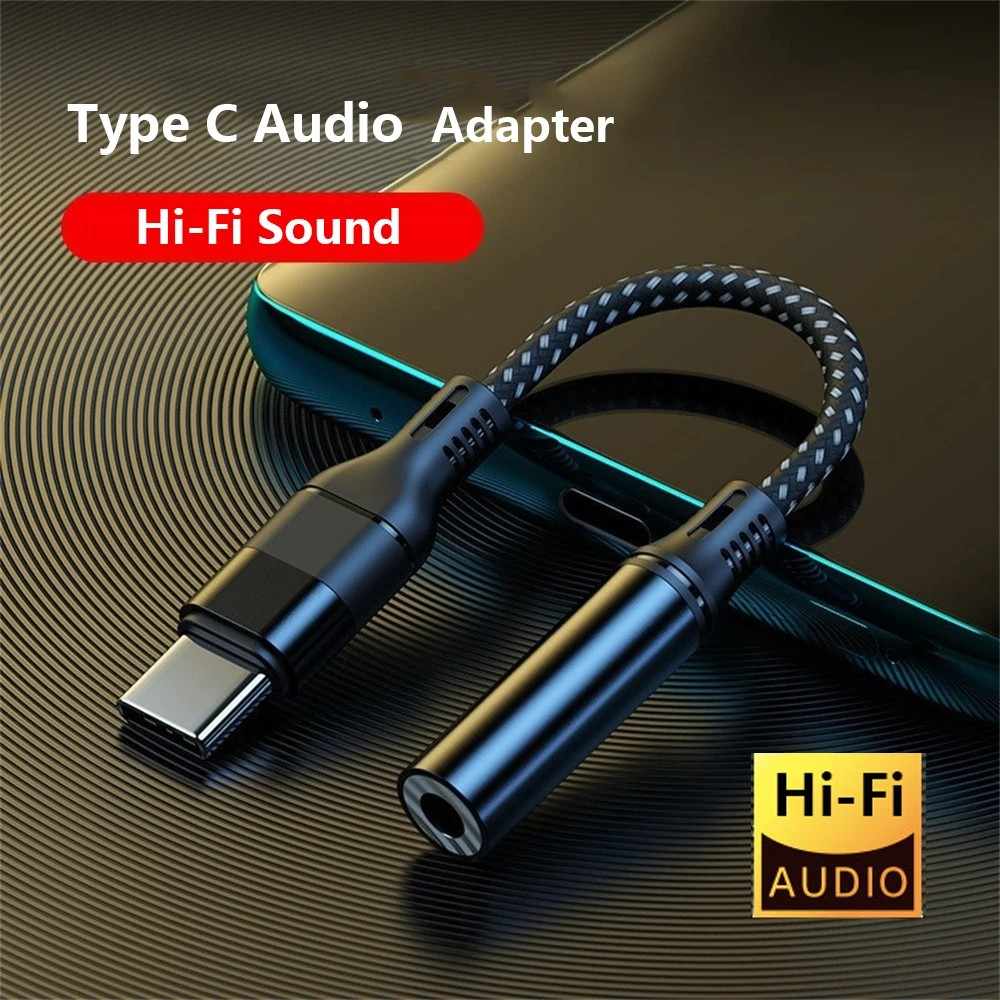Adaptador USB-C para Áudio 3.5mm: Som HiFi!