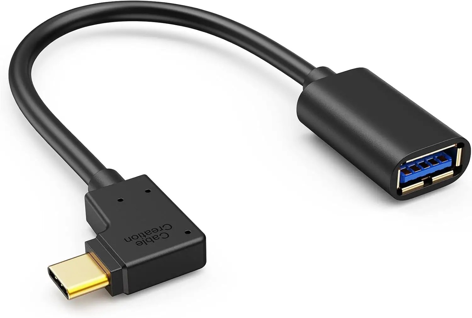 Adaptador USB-C para USB 3.0: 90° e OTG