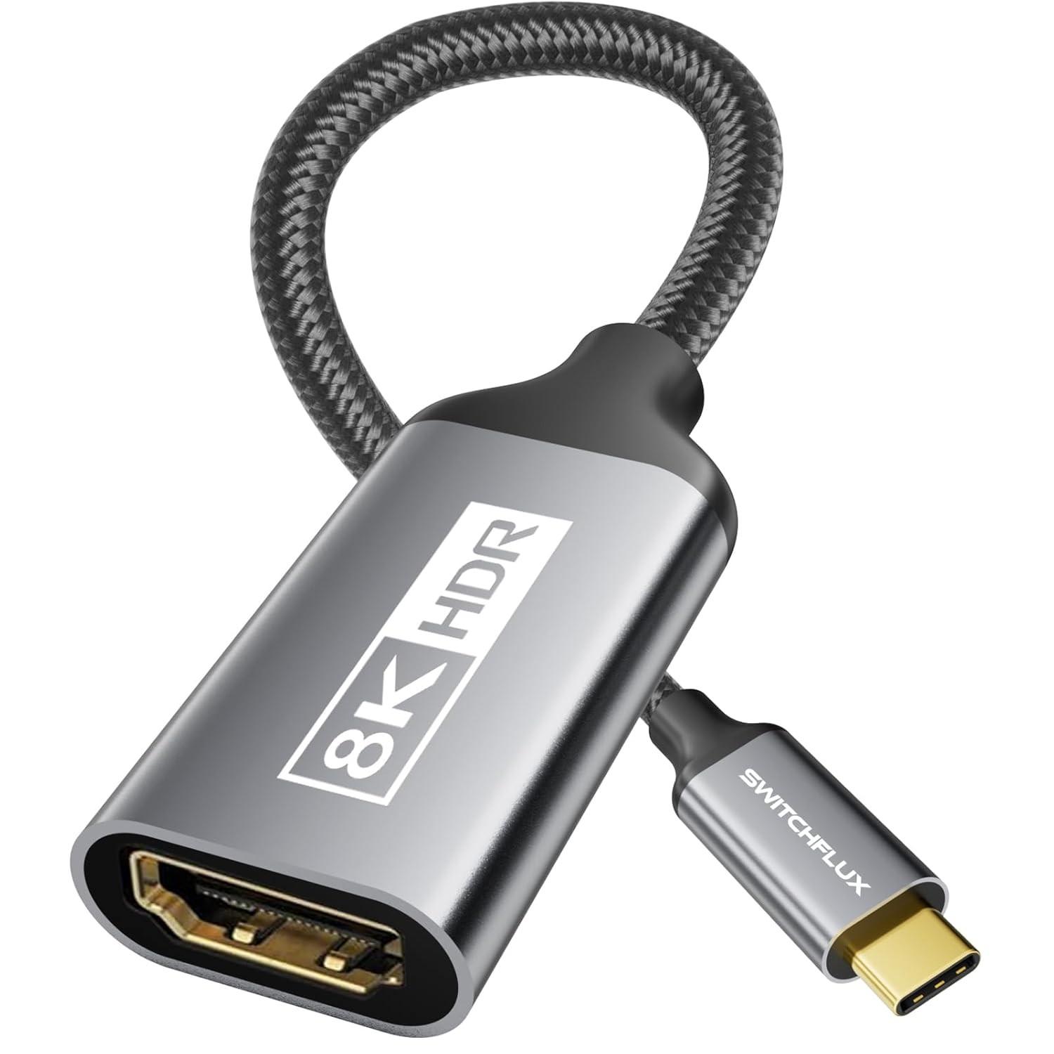 Adaptador USB-C para HDMI 8K: Imagem Incrível e Conexão Universal