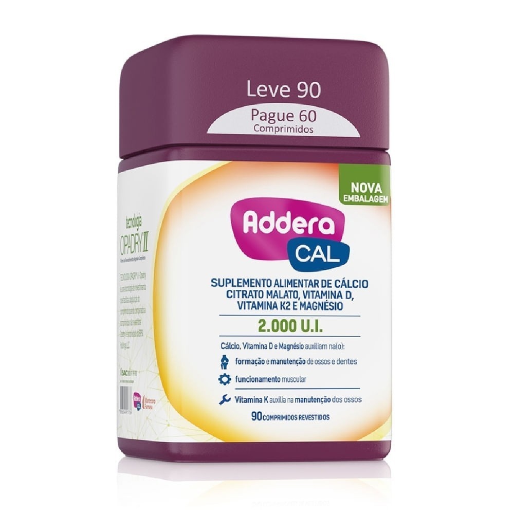 Addera Cal 2000UI: Fortaleça Seus Ossos!