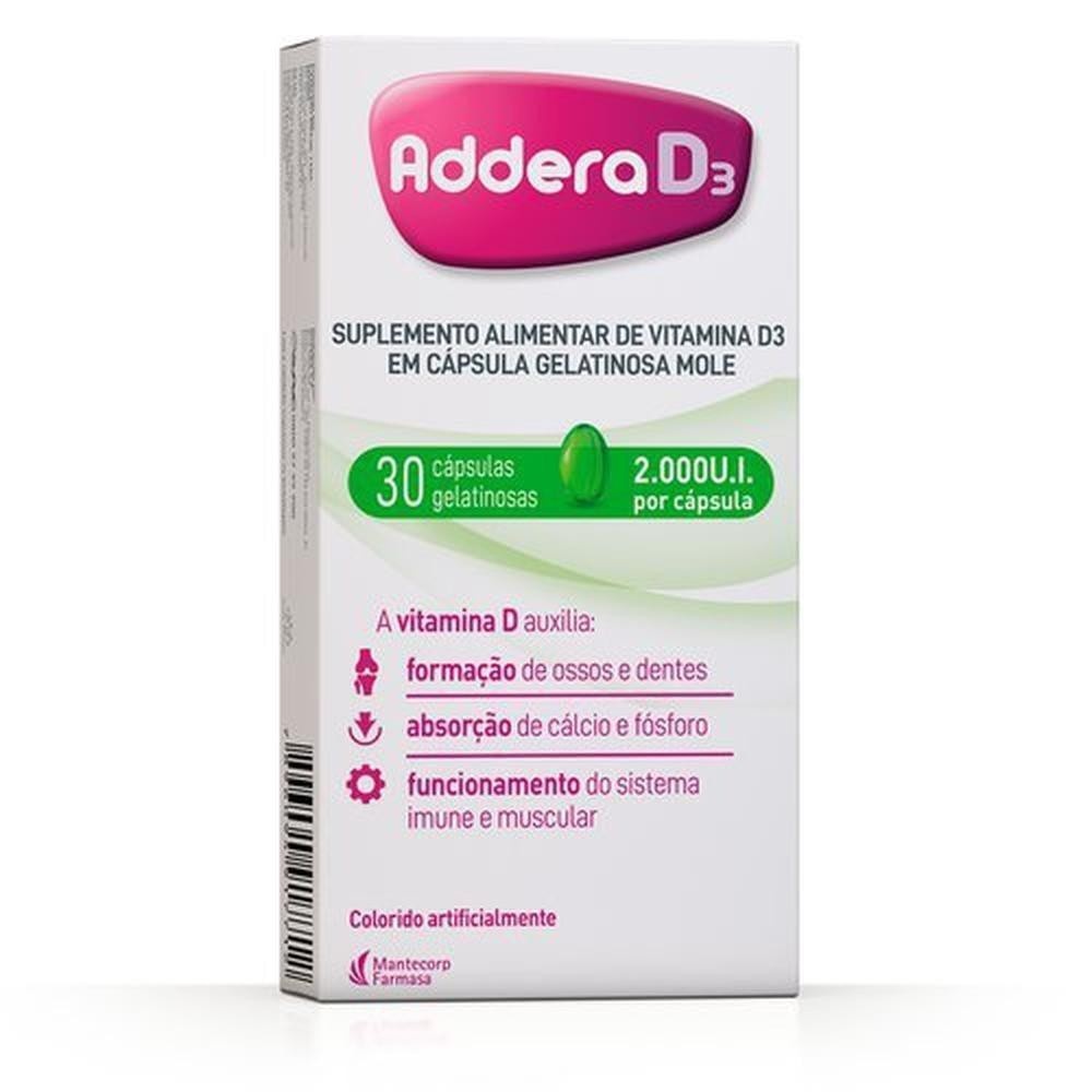 Addera D3: Vitamina D para Imunidade e Ossos Fortes
