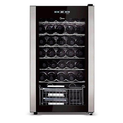 Adega Midea 34 Garrafas: Preserve o Sabor do Seu Vinho