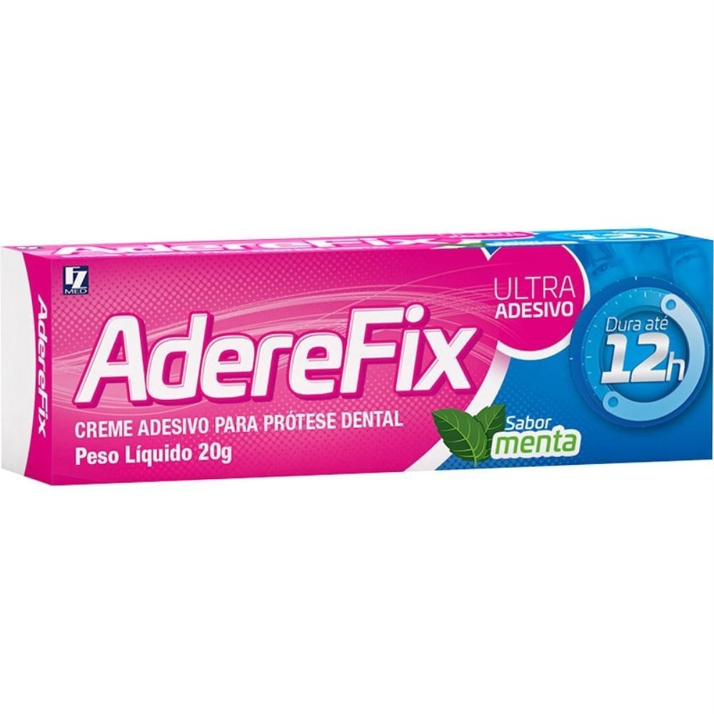 Aderefix: Fixador de Prótese com Sabor Menta