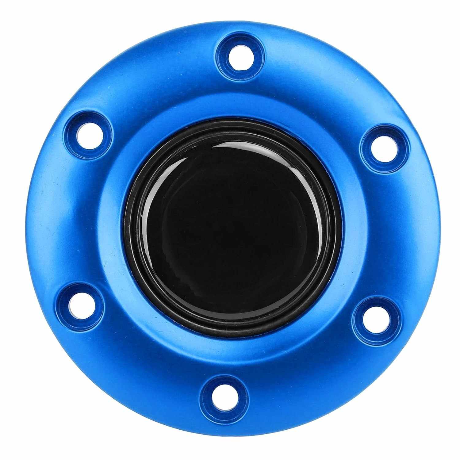 GLOGLOW Tampa Buzina Volante Azul ABS - Aderência e Estilo para Direção Segura