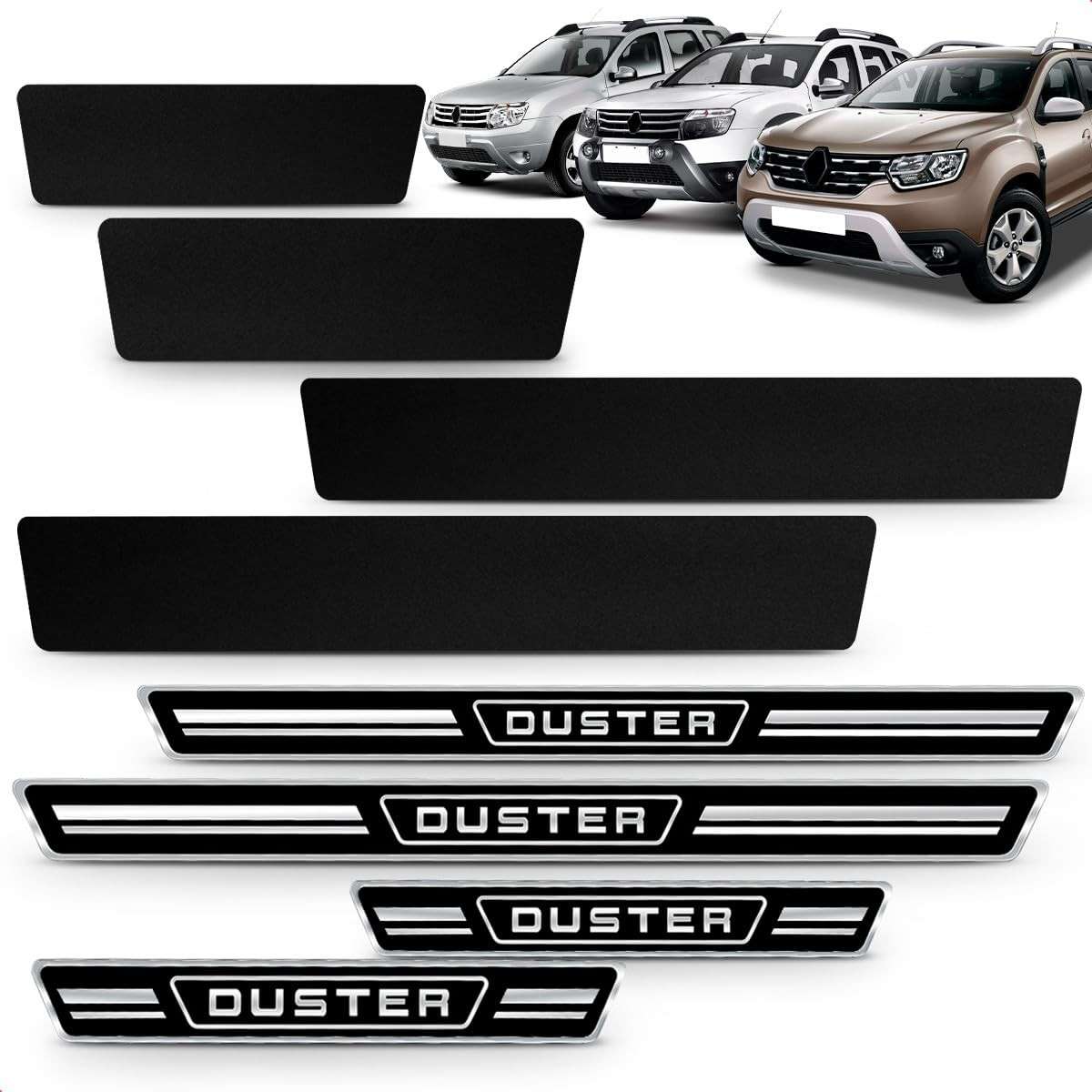 Soleira Adesiva Elegance para Renault Duster (2011-2024) - 4 Portas