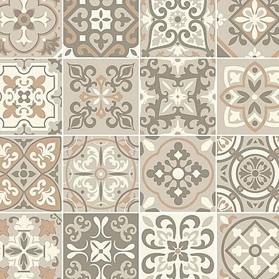Adesivo Azulejo Bege e Marrom 2m – Decore sua Área Gourmet