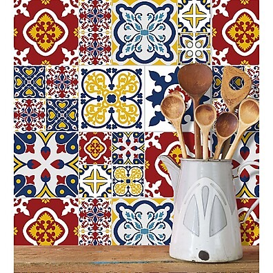 Adesivo de Azulejo Colorido: Renove com Estilo!