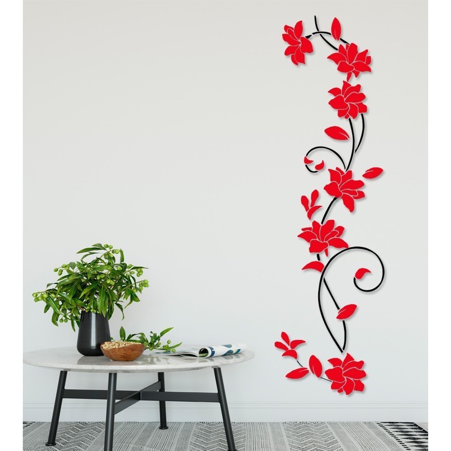 Adesivo de Parede Árvore Rosa 3D: Decore com Estilo!