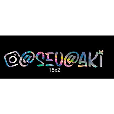 Adesivo Insta Holográfico: Personalize Já! 🌈
