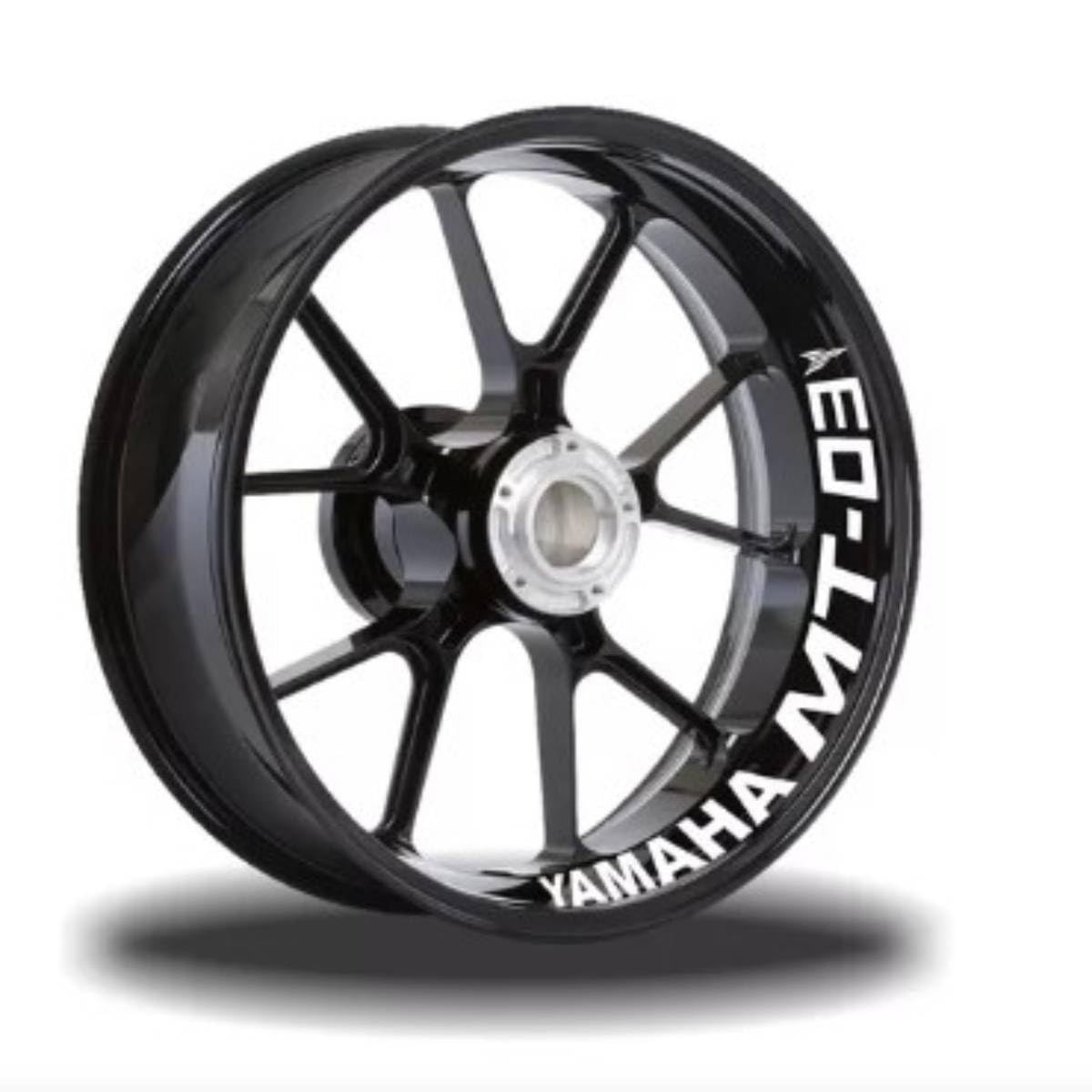 Adesivo Logo Interno MT-03 Preto Cromo - Proteção e Estilo Personalizado