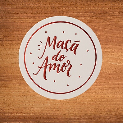 Adesivo Maçã do Amor: Decore com Doçura!