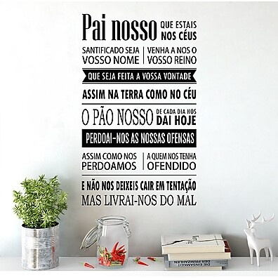 Adesivo Pai Nosso para Parede – Decoração com Fé