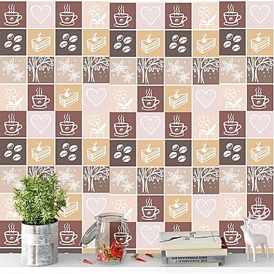 Adesivo Parede Azulejo Café Bege – Decore com Estilo