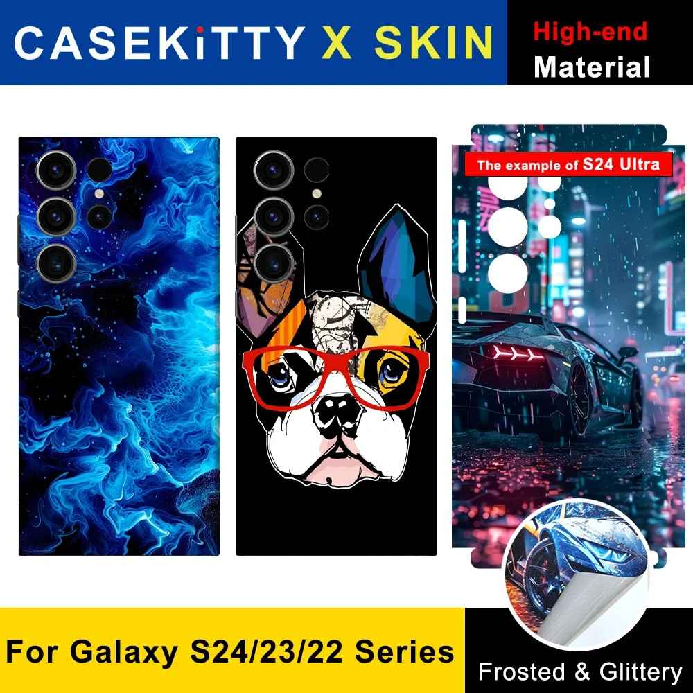 Adesivo Protetor Galaxy S24/S23: Skin + Tela!