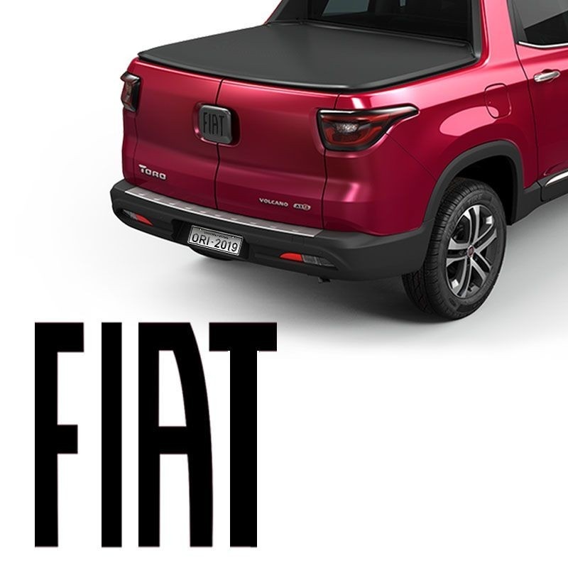 Adesivo Resinado Black Piano para Fiat Toro 2016-2021: Design Exclusivo e Durabilidade