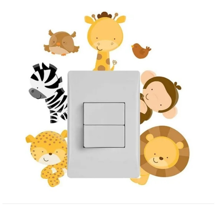 Adesivo Safari Feliz: Transforme Seu Ambiente em Minutos