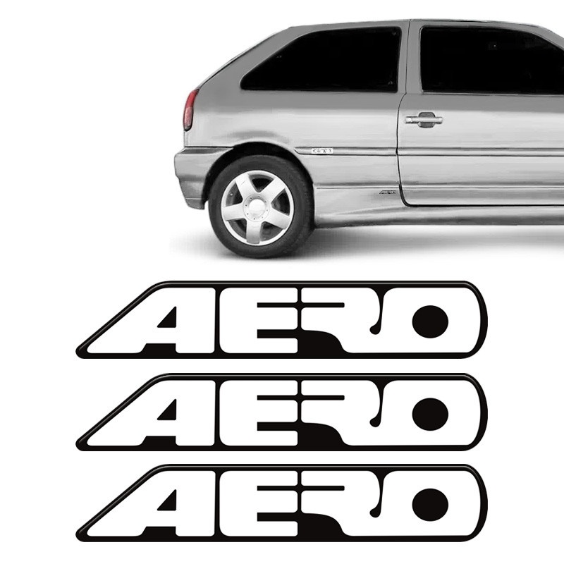 Adesivos Aero Gol Bola 95: Emblema Resinado Original