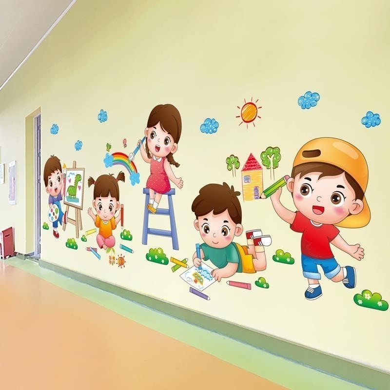Adesivos de Parede Tema Sala de Aula: Decore com Estilo e Segurança