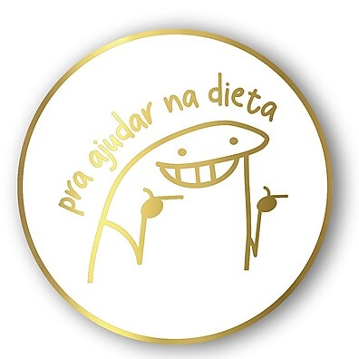 Adesivos Dietas Flork: Dê um Toque Dourado!